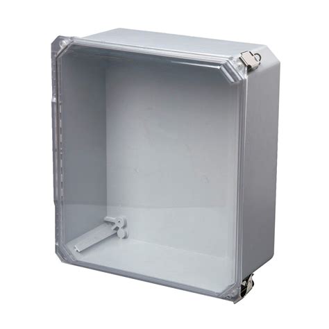 rectangular hinged electrical enclosure|electrical enclosure with clear door.